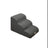 Grey foam pet stairs with non-slip washable cover, photo 3