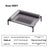 Elevated Mesh Pet Bed, Breathable Raised Cot for Dogs and Cats