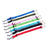 Pet car seat belt safety lead in blue with metal clip