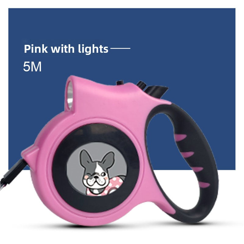 Automatic retractable cat lead with optional LED light, product image 3