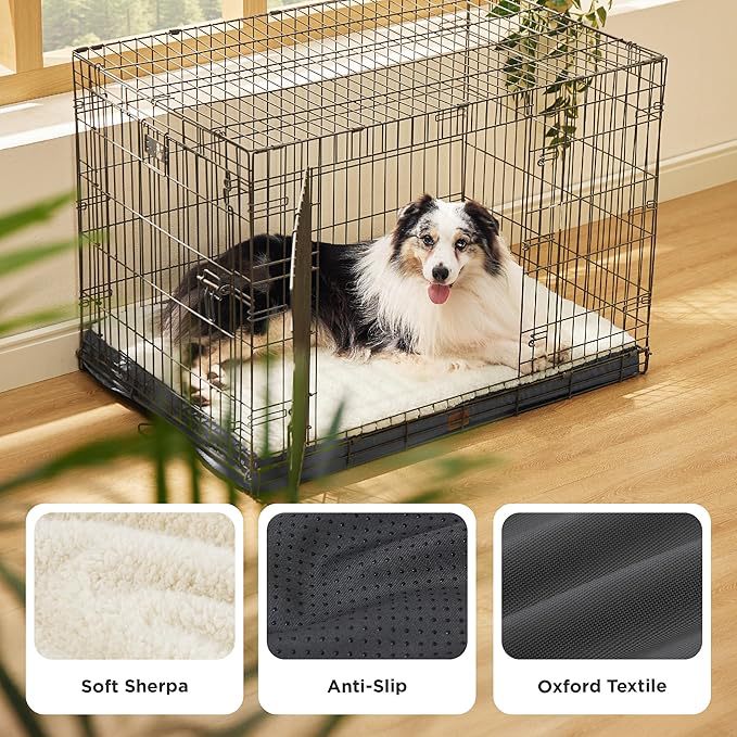 Washable flat dog bed and cat mat in breathable fabric, photo 4