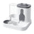 2-in-1 Pet Feeder and Water Dispenser with Food Bowl and Water Bowl, No Power Needed