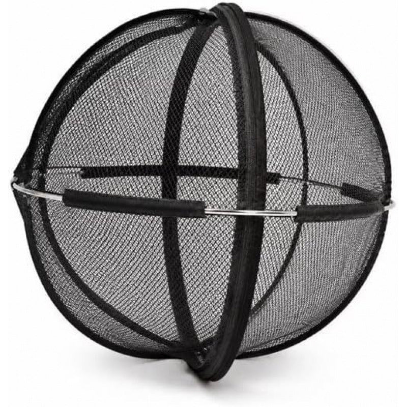 Black pop-up pet ball tent cage with mesh sides, photo 6