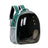 Clear capsule pet backpack carrier for cats and small dogs in Dark Green