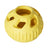 Yellow silicone dog treat dispensing ball on a plain background - photo 10