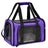 Black breathable mesh pet carrier bag with geometric pattern, photo 18
