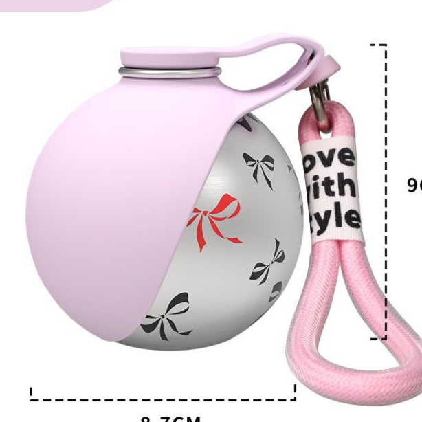 Portable Foldable Stainless Steel Pet Water Bottle with Leakproof Seal for Travel