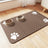 Absorbent splash-proof bowl mat for pets, alternative angle view