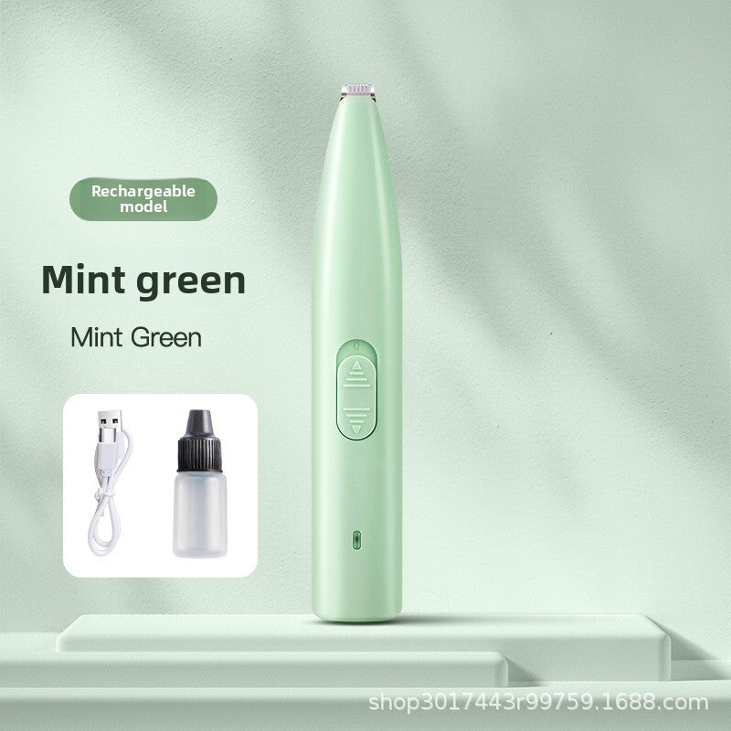 Quiet Pet Foot Hair Shaver, Battery or Rechargeable for Dogs and Cats