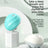White electric octopus pet massager brush with soft bristles