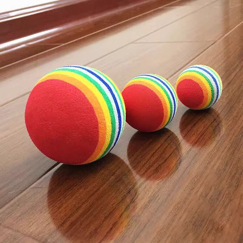 Round accordion corrugated cat scratcher toy with bell ball, view 10 of 10