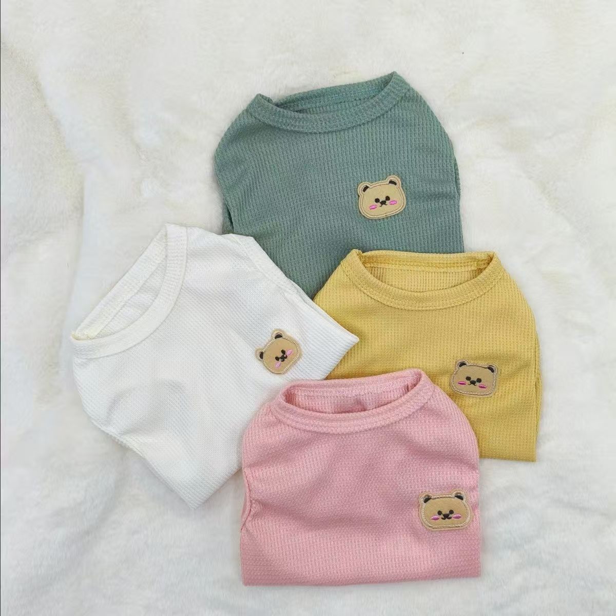 Breathable summer vest for tiny dogs, available in 4 colours, image 1