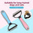 Reusable Dog Hair Remover Comb, Dual-Sided Detangling Tool