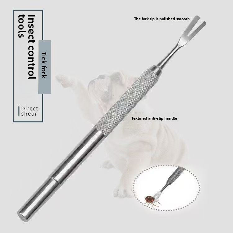 Stainless Steel Flea and Tick Comb for Dogs and Cats, Home Use