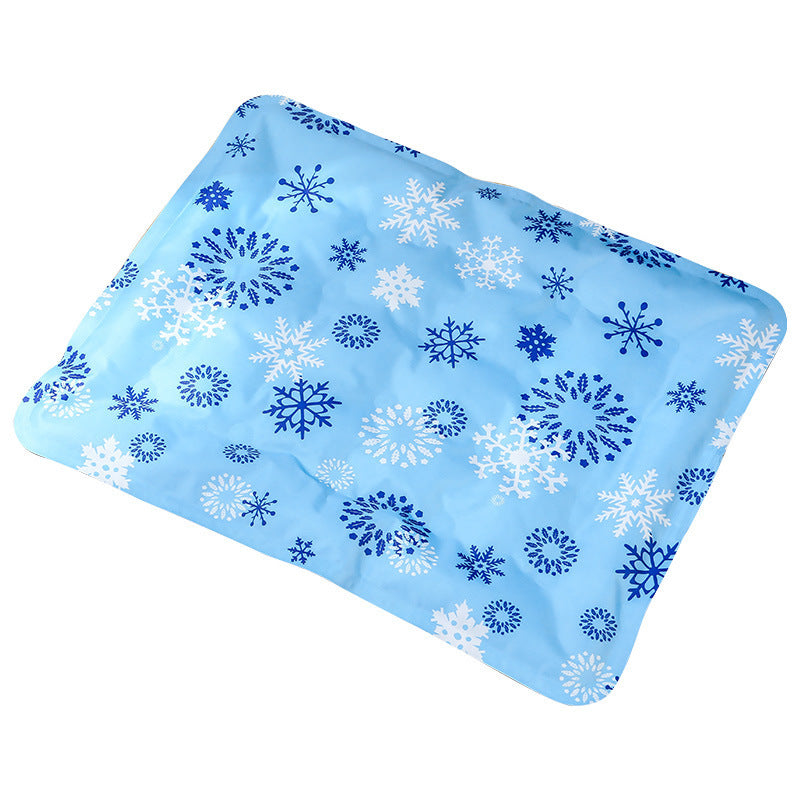 Cool-touch pet cooling mat with ice bear print, product image 4