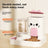 Integrated Pet Feeder Bowl with Dry Wet Separation