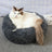 Round Plush Pet Bed Donut Cat Dog Nest Mat
