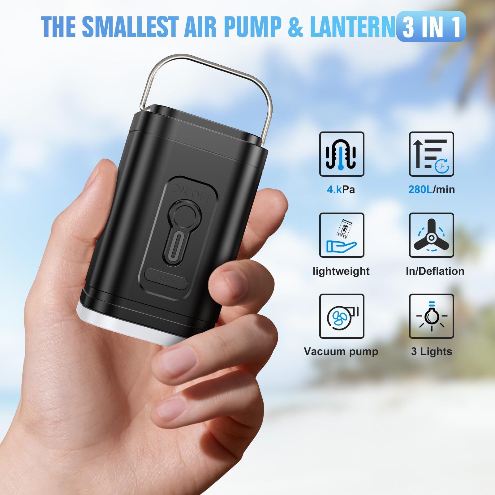 Portable Wireless Electric Air Pump