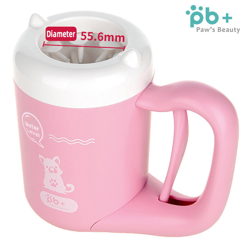360 Degree Pet Paw Cleaning Cup, Portable Semi-Automatic Washer