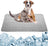 Portable summer cooling pad for cats and dogs, detail and texture view