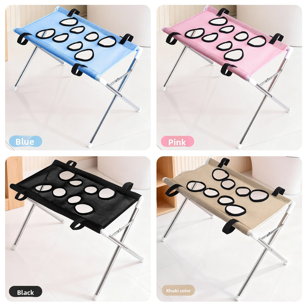Detachable stainless steel pet grooming table with nail clipping restraint, photo 3 of 8
