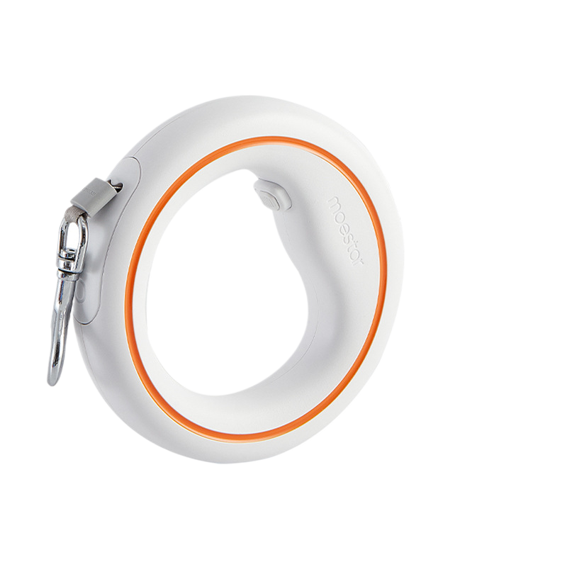 Compact round retractable dog leads in four colourways