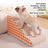 Bedside foam pet stairs with plaid cover, photo 8 of 11