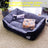 Warm donut pet bed with blanket and toy bone, photo 2 of 80