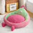 All-Season Fruit Design Pet Bed, Soft Cushion for Dogs and Cats
