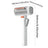 Two-in-One Pet Detangling Brush with Push-Button Fur Release