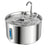 Circulating Stainless Steel Pet Water Fountain with Multi-Stage Filter and USB Power