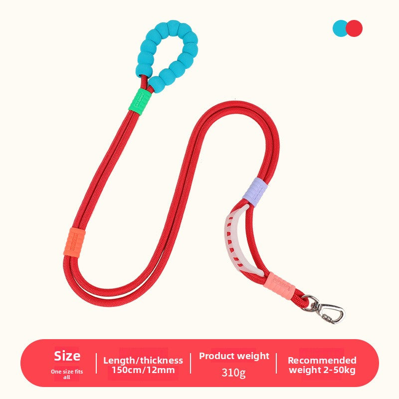 Bright nylon dog lead in vivid colour, product image 10