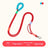 Bright nylon dog lead in vivid colour, product image 10