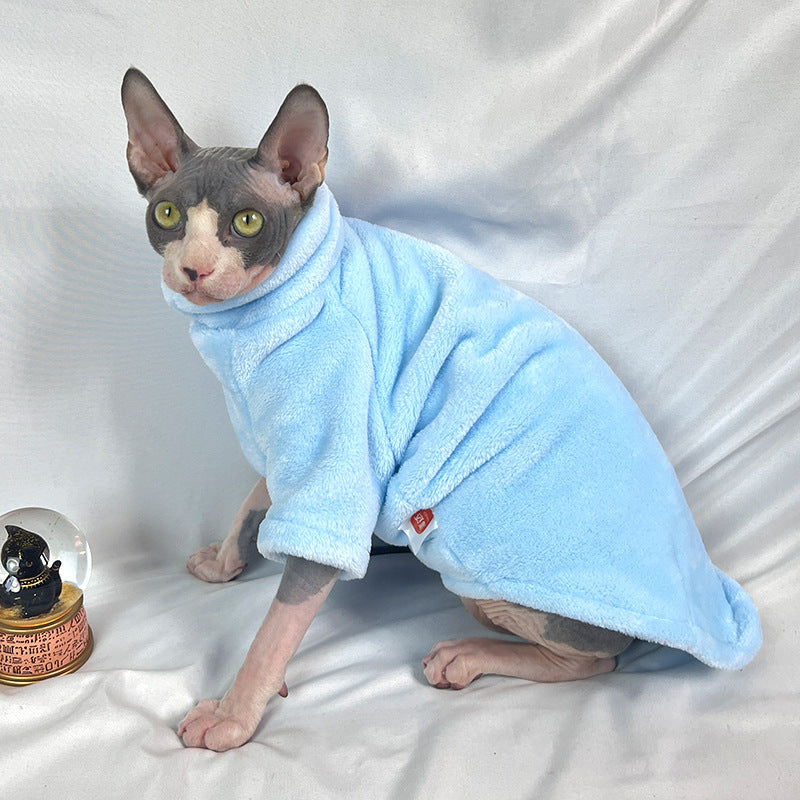 Thick velvet Sphynx cat jumper, available in 10 colours, image 2
