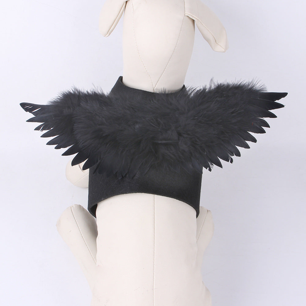 Angel wings costume for cats and small dogs, available in 4 styles, image 6
