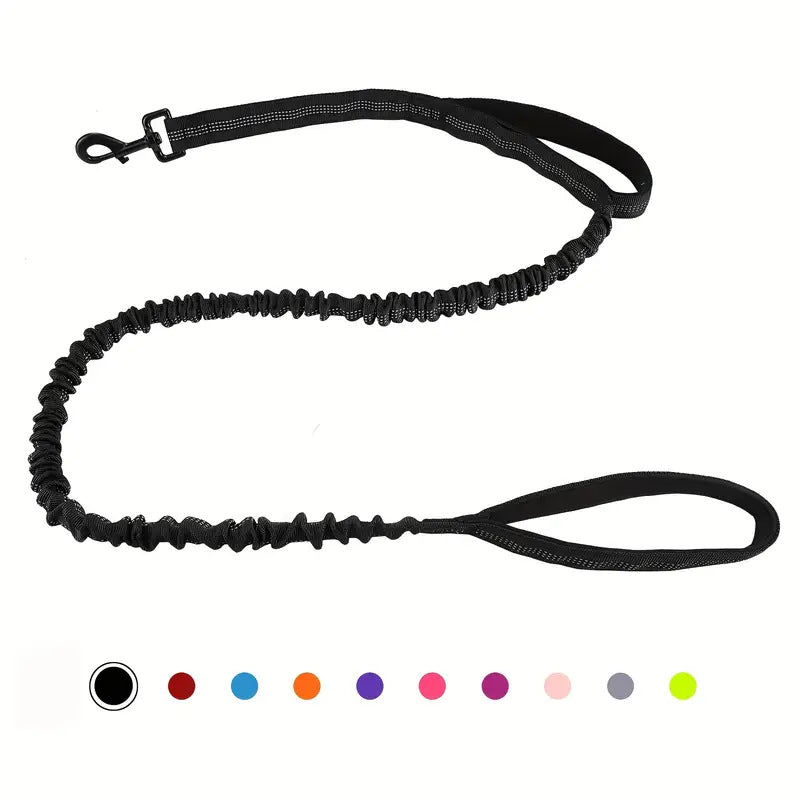 Multi-use bungee dog lead, close-up detail view from Pet Royale UK