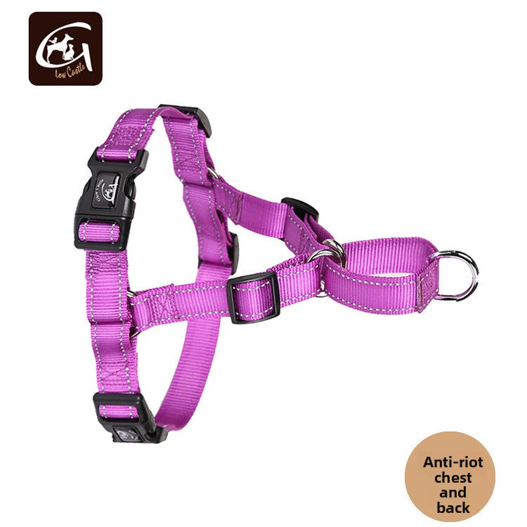 Reflective escape-resistant pet harness, ideal for everyday use
