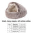 Soft plush pet house for cats, product detail photo