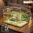 Clear shatterproof PET desktop fish tank for small fish, view 12