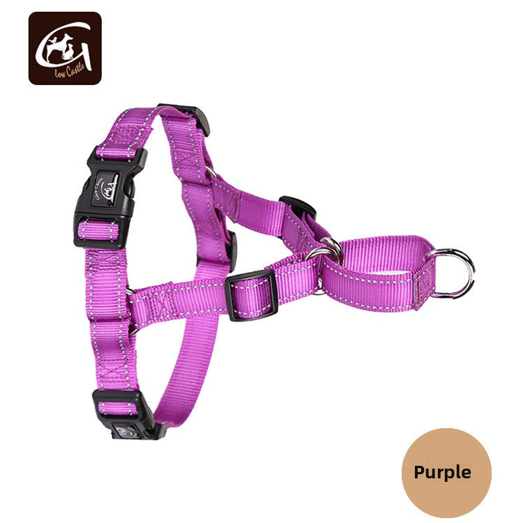 Reflective escape-resistant pet harness, 4 sizes available from Pet Royale UK