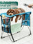 Foldable Dog Grooming Table with Mesh Top and Non-Slip Feet