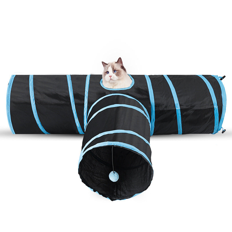 Foldable three-way cat tunnel toy, detail photo 4