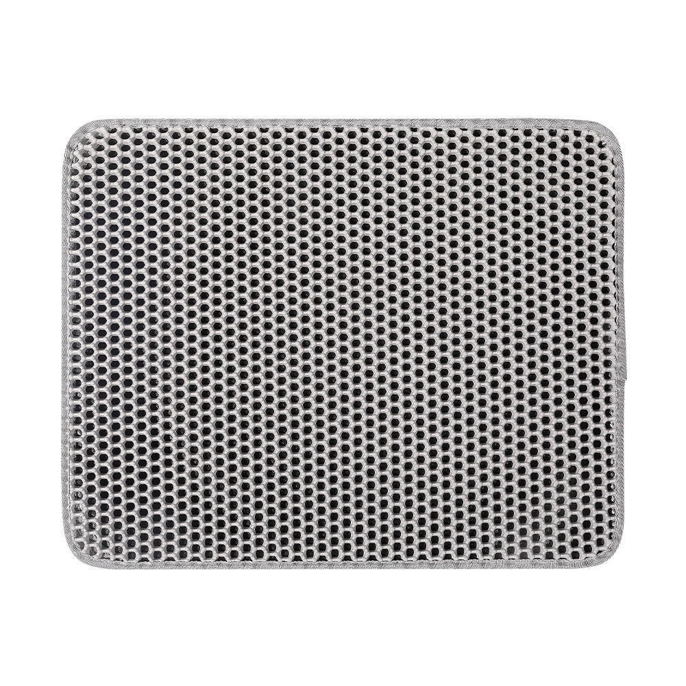 Double Layer EVA Cat Litter Mat with Waterproof Base