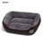Arctic Fleece Paw Print Pet Bed Mat for Dogs and Cats
