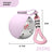 Portable Foldable Pet Water Bottle with Attached Bowl and Hook for Walks