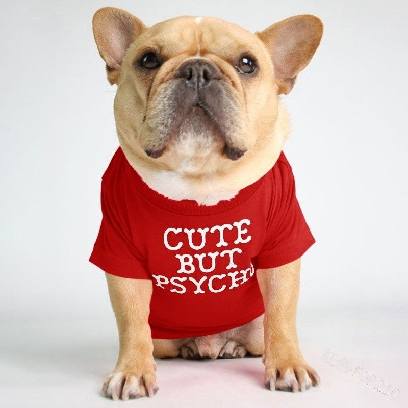 Round neck printed t shirt for small dogs and cats, image 97