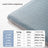 Glacier blue dog cooling mat with foam padding, photo 22