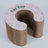 Pink foldable corrugated cardboard cat scratch board for cats, photo 6