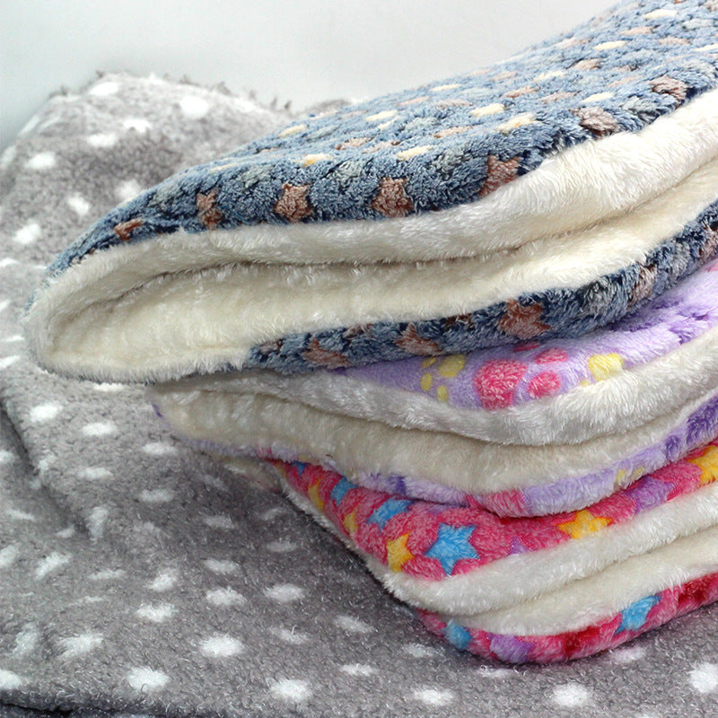 Thick soft pet blanket mat for dogs and cats, printed design, view 4 of 95