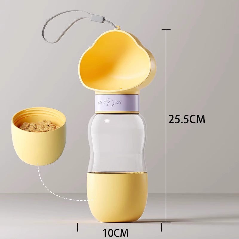 Portable water dispenser for puppies